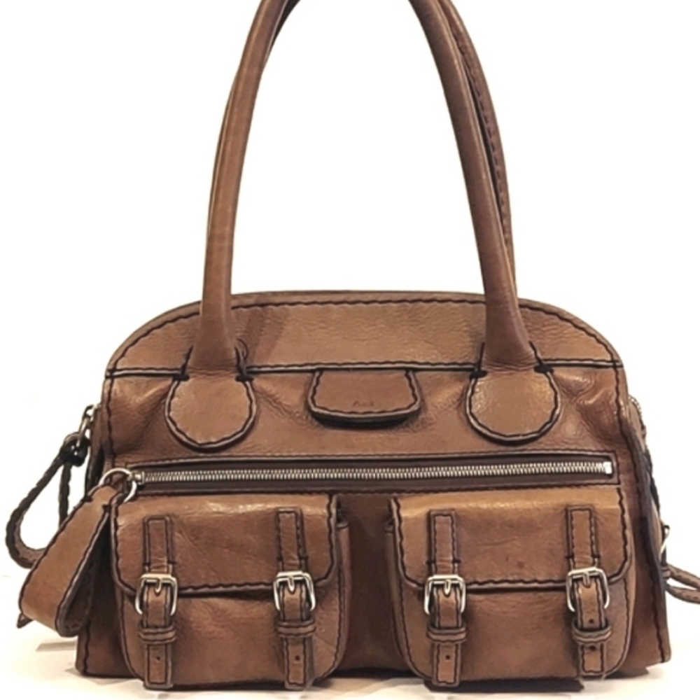 CHLOE Edith double pocket satchel